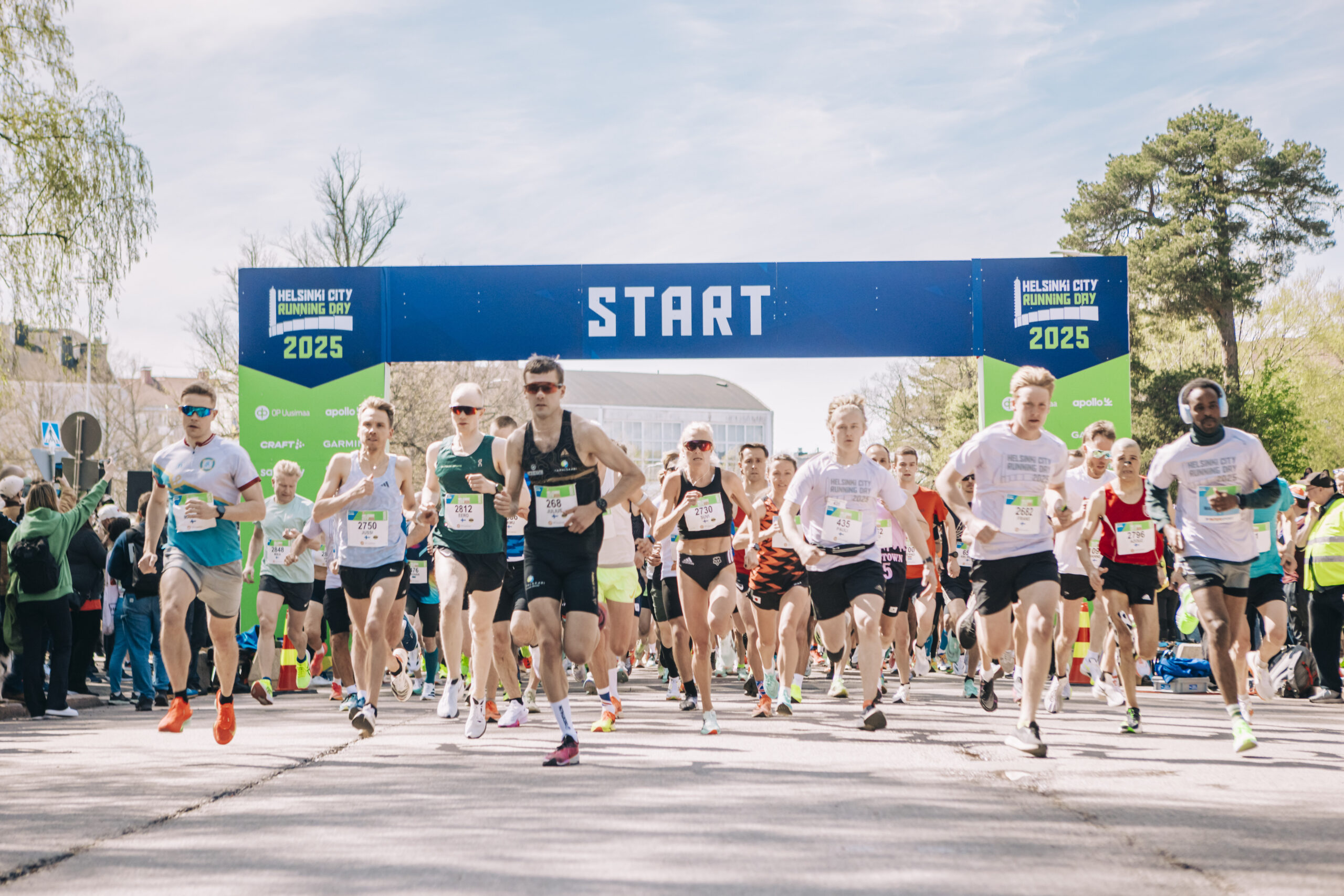 Valio Helsinki City Run palvelee osallistujia Groweo AI:n avulla. Kuvassa juoksun lähtöalue. Kuva: Brave Teddy Oy